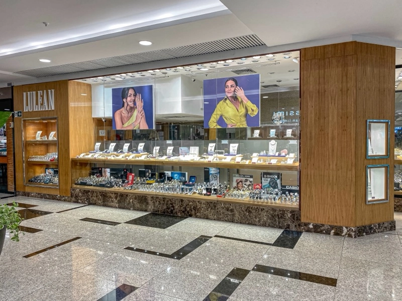 Fachada da loja Lulean no Shopping Tijuca