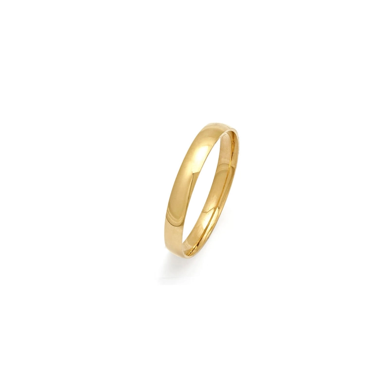 ALIANÇA NICE ANATÔMICA EM OURO 18K