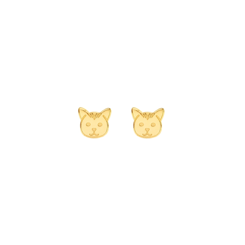 BRINCO CAT EM OURO 18K