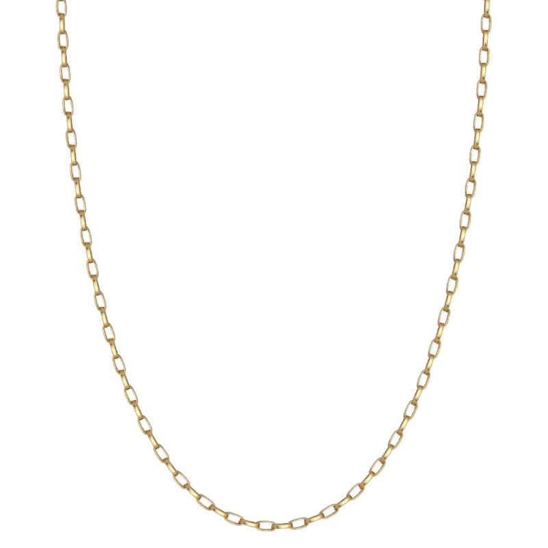CORDÃO CADEADO EM OURO 18K 60CM