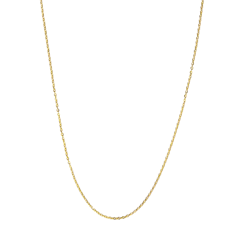 CORDÃO CADEADO EM OURO 18K 60CM