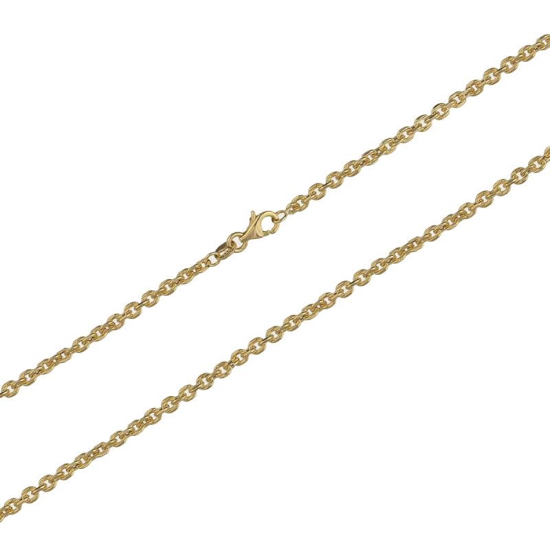 CORDÃO CADEADO EM OURO 18K 60CM