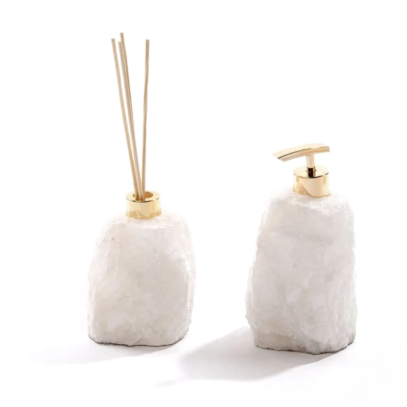 KIT LAVABO QUARTZO BRANCO BRUTO - LINHA HOME