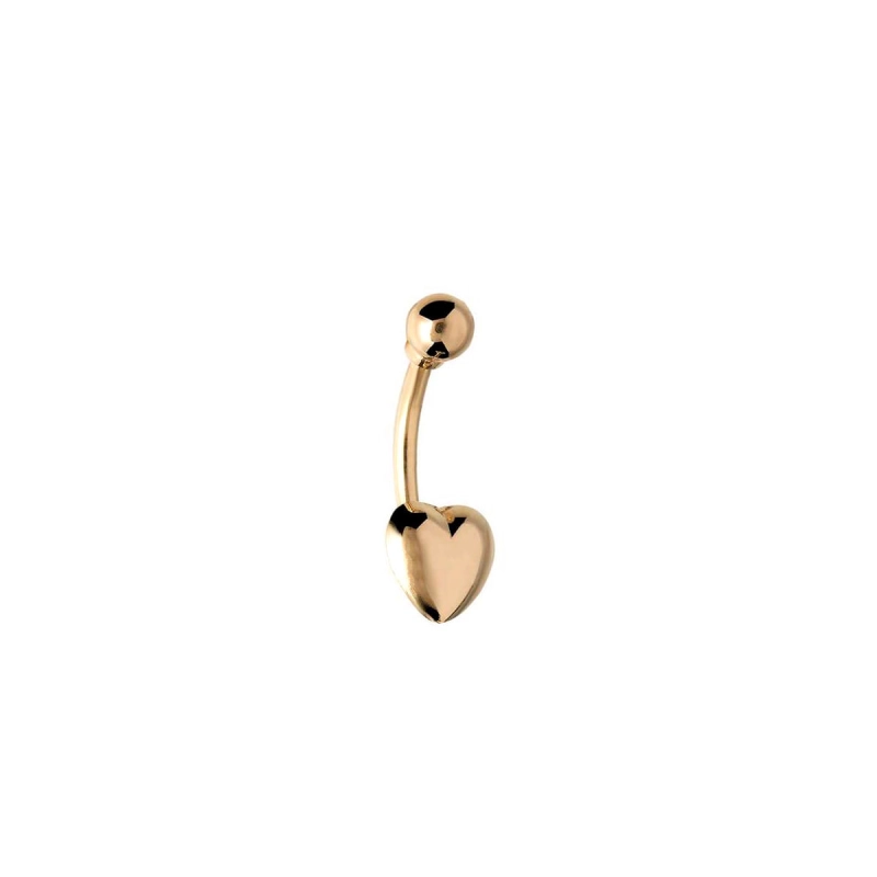 Piercing Coração em Ouro 18K (750)