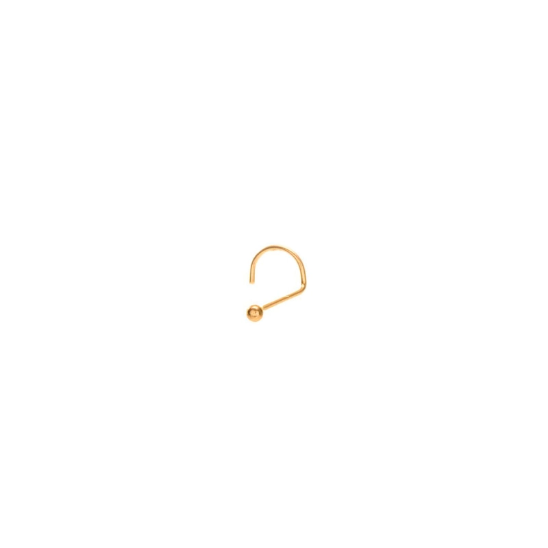 Piercing Nariz Bola em Ouro 18K (750)