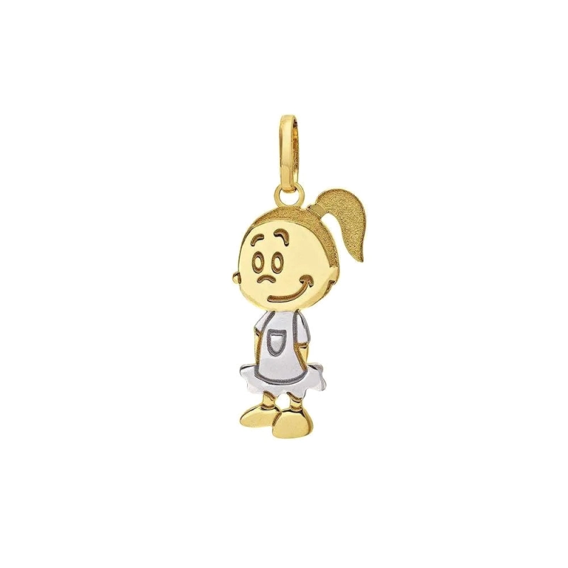 Pingente Menina em Ouro 18K (750)