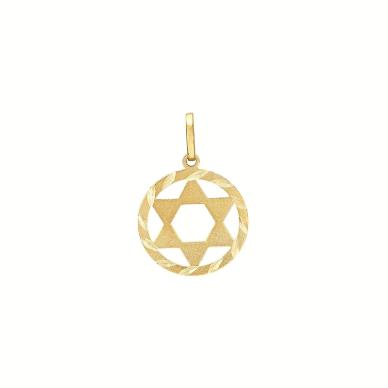 Pingente Hexagrama em Ouro 18K (750)