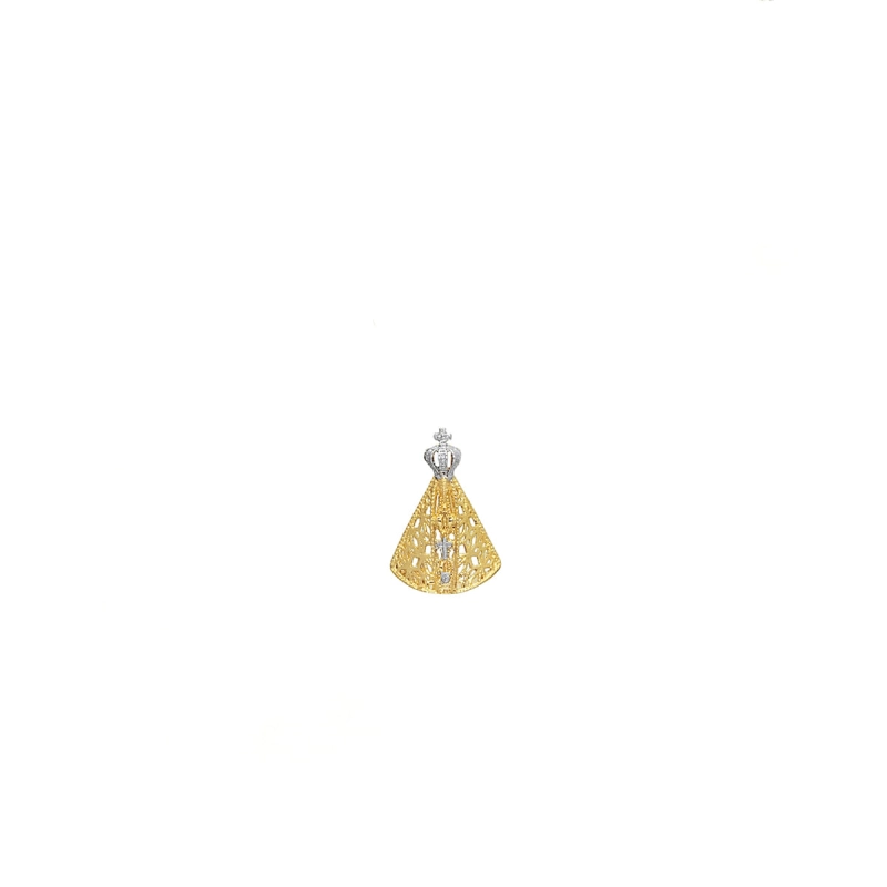 PINGENTE SERENA N.SRA APARECIDA MINI OURO 18K