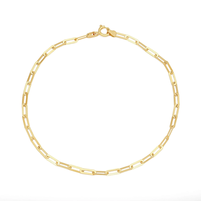 PULSEIRA REFLEXO CADEADO OURO 18K