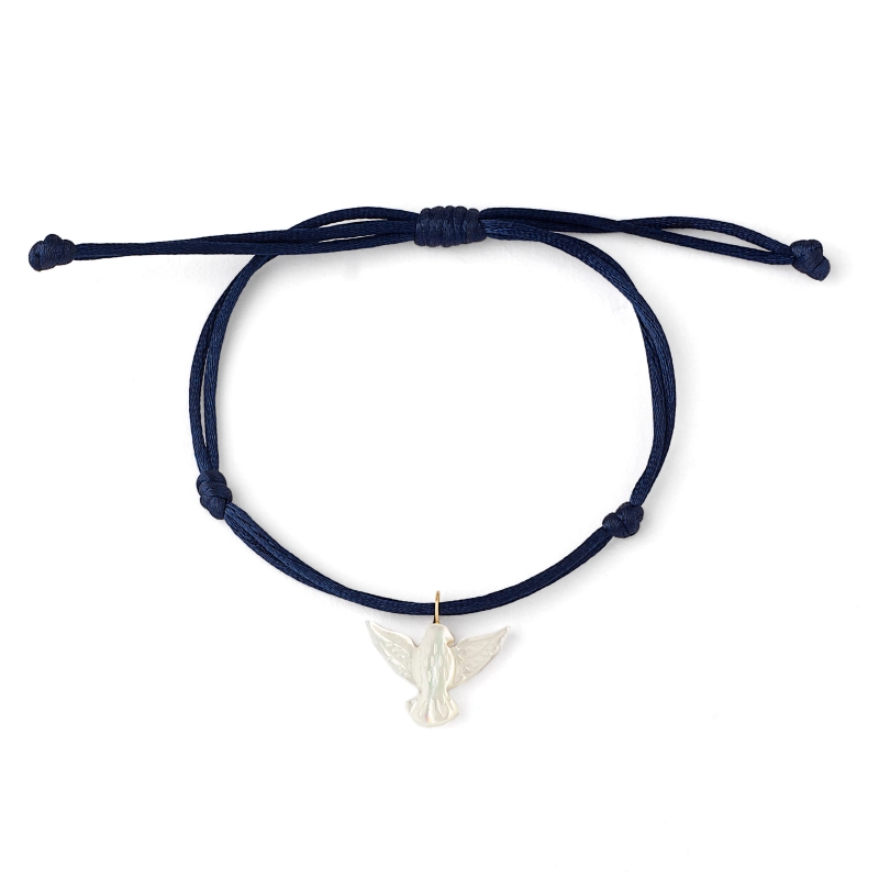 PULSEIRA REFÚGIO VIVO EM SEDA COM ESPÍRITO SANTO EM MADREPÉROLA