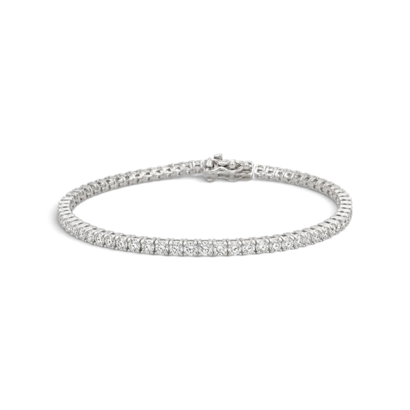 Pulseira História Riviera Moissanite Prata 925