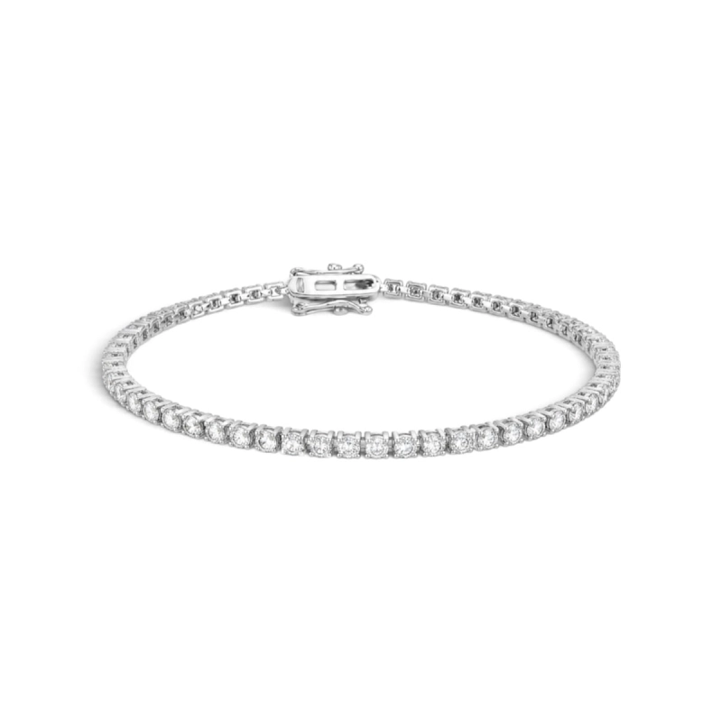 Pulseira Duomo Riviera Moissanite Prata 925