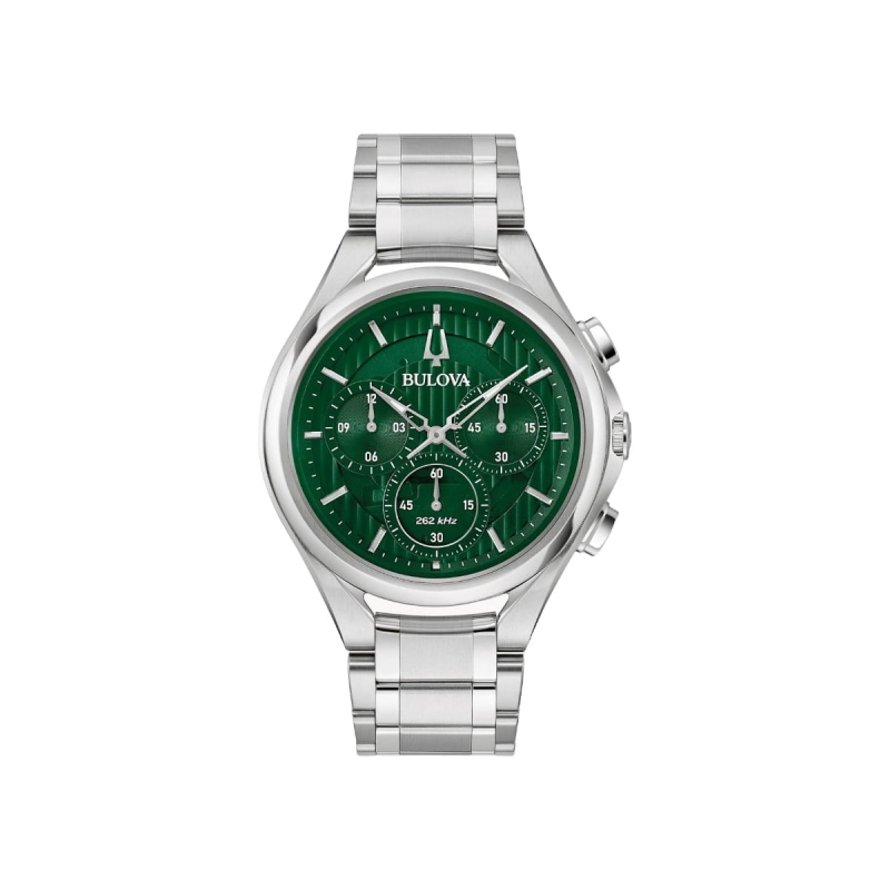 Relógio Bulova Curv Precisionist Cronógrafo Masculino 96A297N