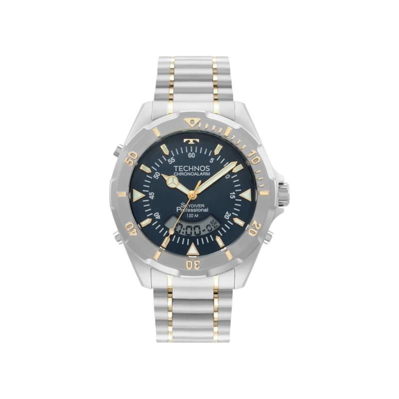 RELÓGIO TECHNOS ANADIGI SKYDIVER MASCULINO WT2050AXN/1A