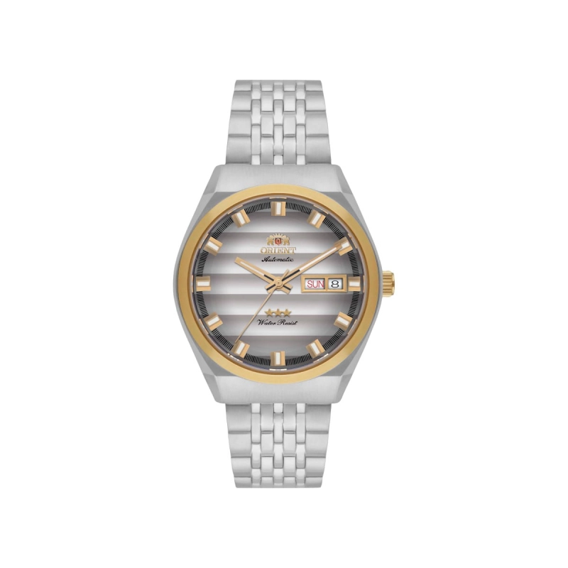 RELÓGIO ORIENT HERITAGE 3 ESTRELAS AUTOMATICO MASCULINO YN6TT014 S1SX