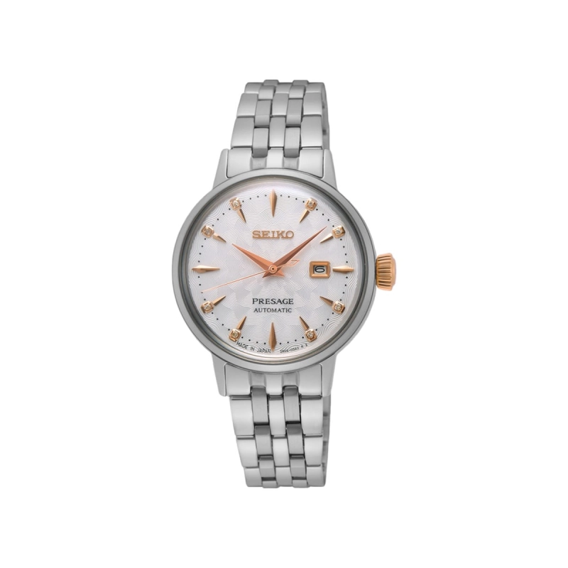 RELÓGIO SEIKO PRESAGE COCKTAIL TIME CLOVER AUTOMÁTICO FEMININO SRE009J1