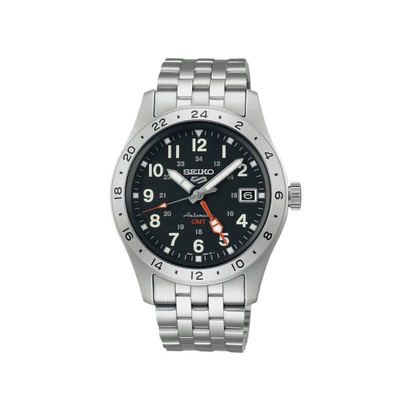 RELÓGIO SEIKO 5 SPORTS FIELD GMT AUTOMÁTICO MASCULINO SSK023B1 P2SX