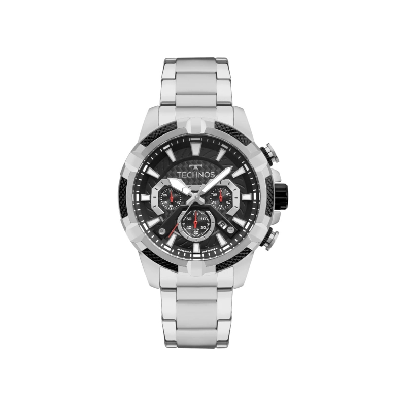RELÓGIO  TECHNOS CARBON MASCULINO JS25BCW/1P