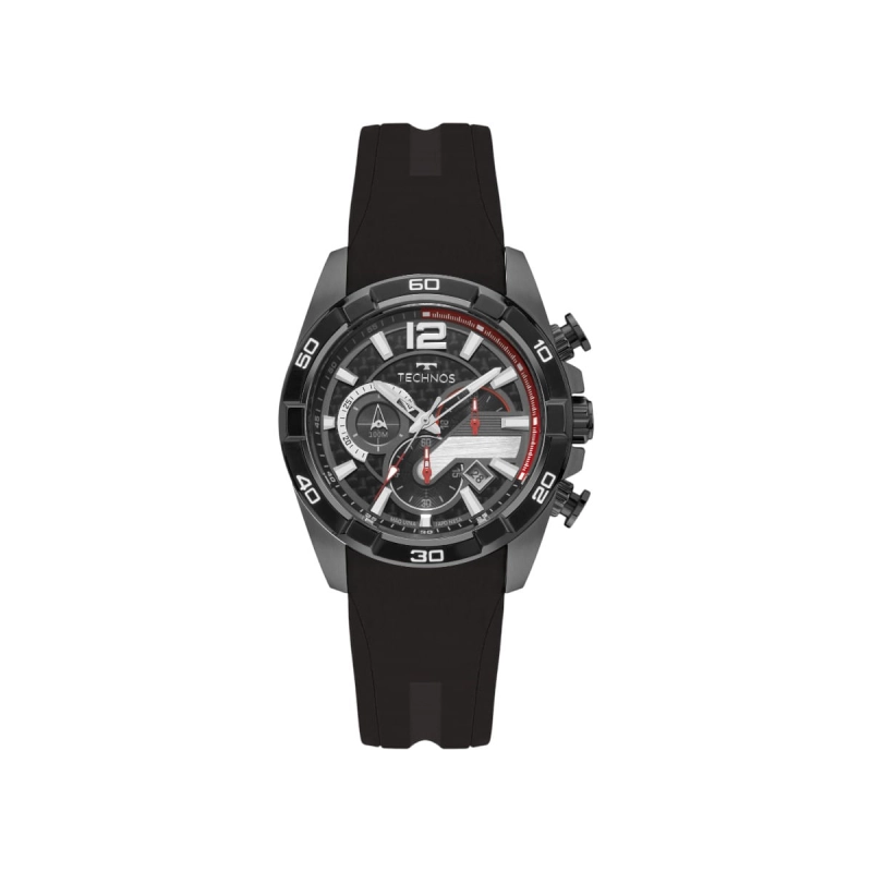 Relógio Technos Cronógrafo Carbon Grafite Masculino JS25BDJ/2P