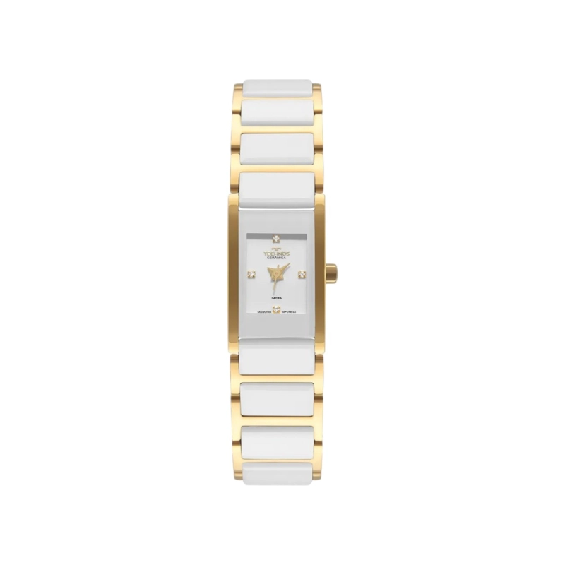 RELÓGIO TECHNOS CERÂMICA FEMININO VX01AA/2B