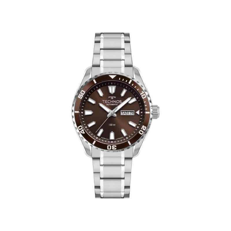 RELÓGIO TECHNOS AUTOMÁTICO MASCULINO 8205PE/1M