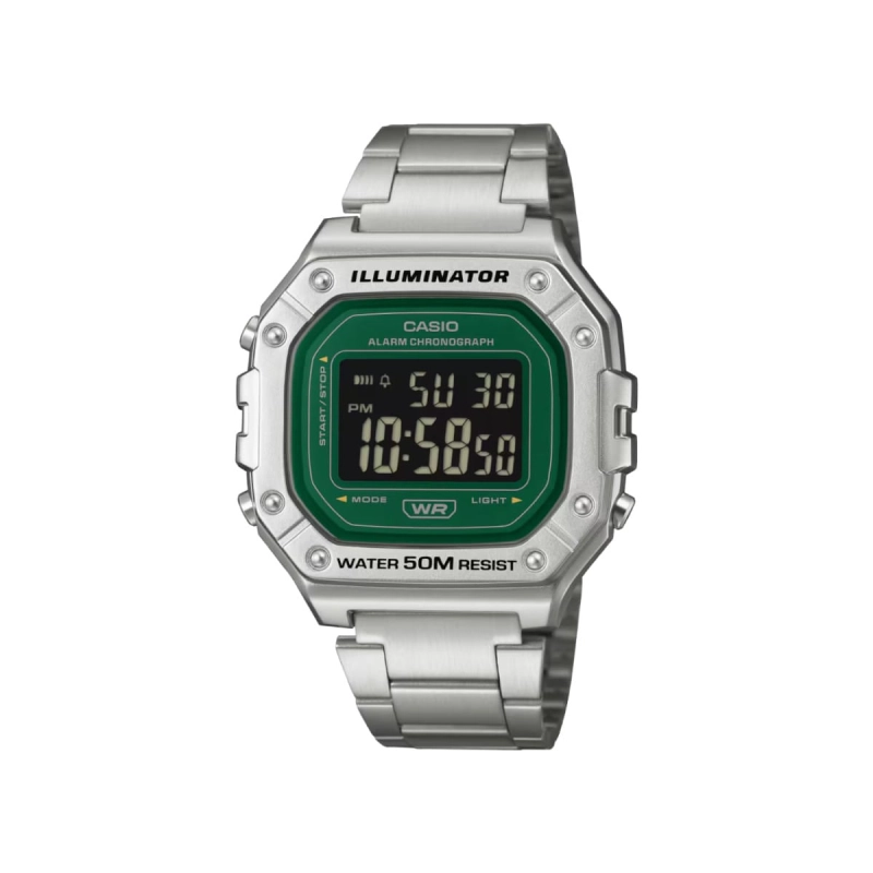 Relógio Casio Illuminator Unissex W-218HD-3AVDF-SC