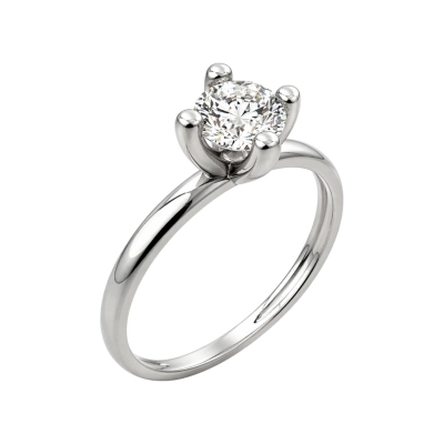 Anel Lumina Solitário Moissanite Prata 925
