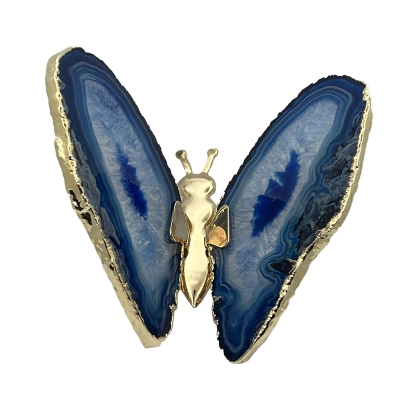BORBOLETA AZUL ÁGATA - LINHA HOME