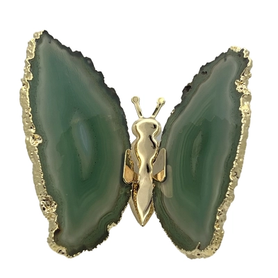 BORBOLETA VERDE ÁGATA - LINHA HOME