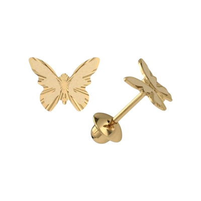 Brinco Borboleta Ouro 18k