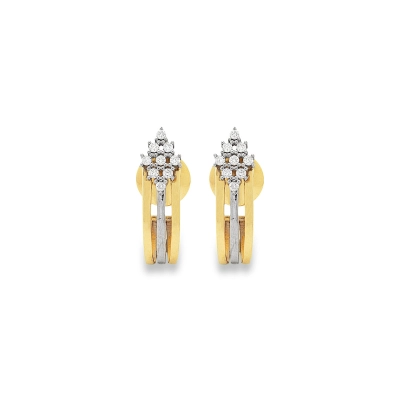 BRINCO SINTONIA FIOS OURO 18K COM DIAMANTES