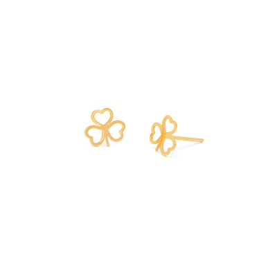 BRINCO TREVO EM OURO 18K