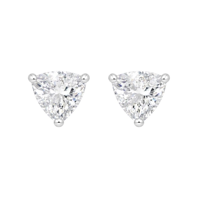 Brinco Trillion Moissanite Prata 925