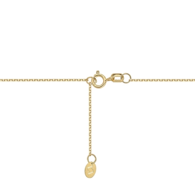 COLAR ANTIQUE DE ESMERALDA E DIAMANTES 0,04CT EM OURO 18K 40CM