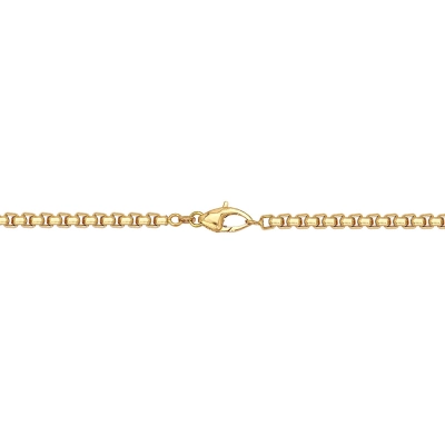 COLAR CADEADO EM OURO 18K 45CM