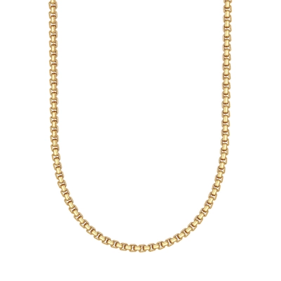 COLAR CADEADO EM OURO 18K 45CM