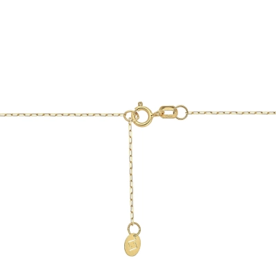 COLAR CHUVEIRO CORAÇÃO EM OURO 18K COM DIAMANTES 0,085CTS 46CM