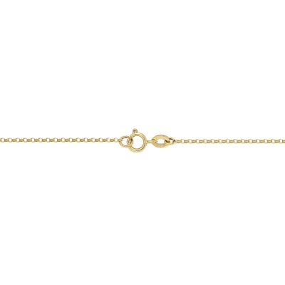 COLAR CORAÇÃO VAZADO EM OURO 18K 45CM