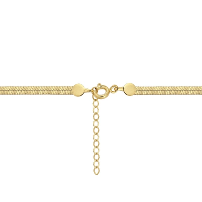 COLAR FITA EM OURO 18K 37CM