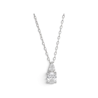 Colar Pedras Moissanite Prata 925