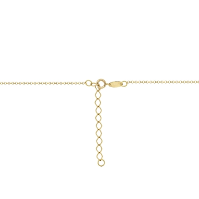 COLAR PÉROLA COM ESMERALDA EM OURO 18K 41CM