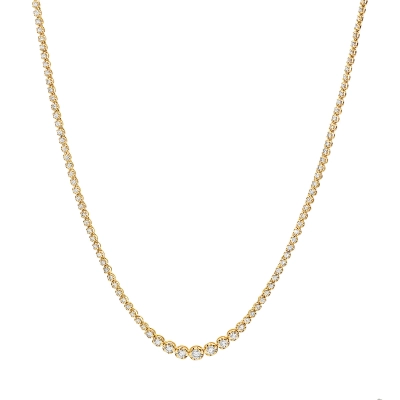 COLAR RIVIERA DIAMANTES OURO 18K