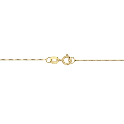 COLAR TREVO AMETISTA EM OURO 18K 45CM