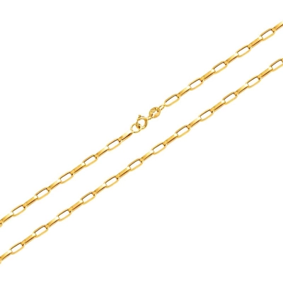 CORDÃO CADEADO EM OURO 18K 60CM