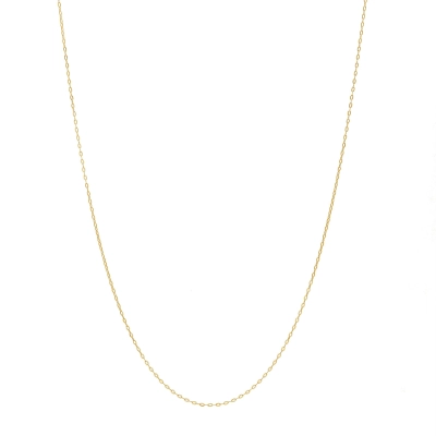 Cordão Elo Cadeado Fino Ouro 18k