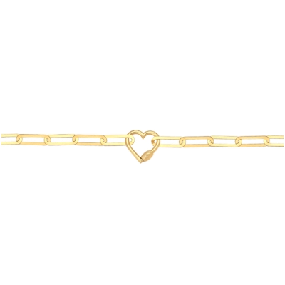 Cordão Elos Em Ouro 18k 50cm.