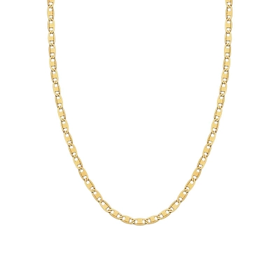 CORDÃO PIASTRINE EM OURO 18K COM 60CM
