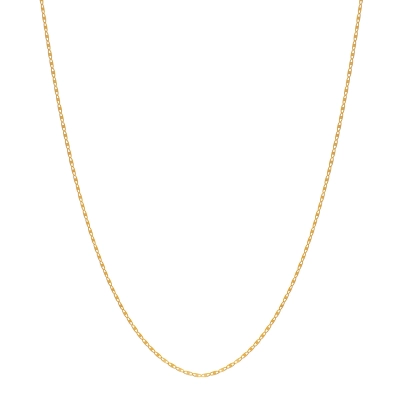 CORDÃO PIASTRINE FINO EM OURO 18K 60CM