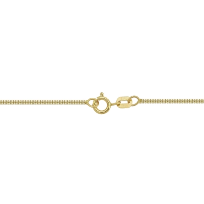 CORDÃO VENEZIANO FIO DUPLO EM OURO 18K 45CM
