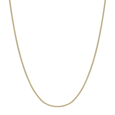 CORDÃO VENEZIANO FIO DUPLO EM OURO 18K 45CM